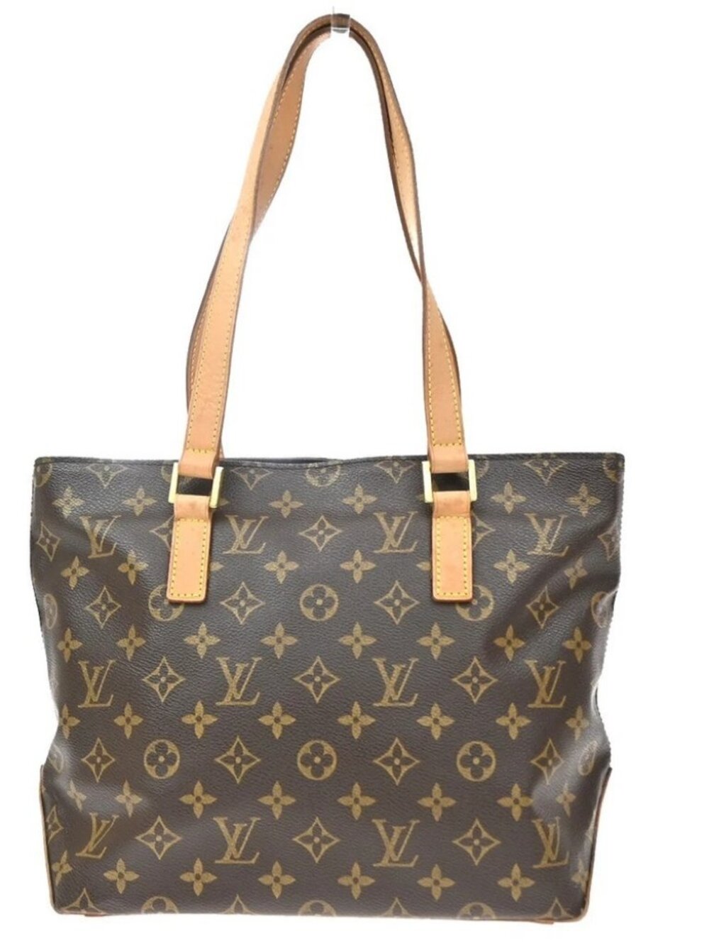 LOUIS VUITTON Cabas Piano Shoulder Bag Monogram Leather Brown M51148 14KE279